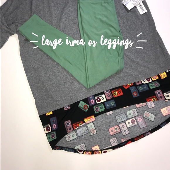 Lularoe large Irma os leggings nwt!! - Picture 2 of 2